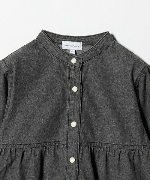 green label relaxing / グリーンレーベル リラクシング チュニック | デニム ティアード チュニック ワンピ / キッズ  100cm-160cm | 詳細9