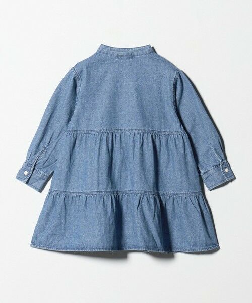 green label relaxing / グリーンレーベル リラクシング チュニック | デニム ティアード チュニック ワンピ / キッズ  100cm-160cm | 詳細18