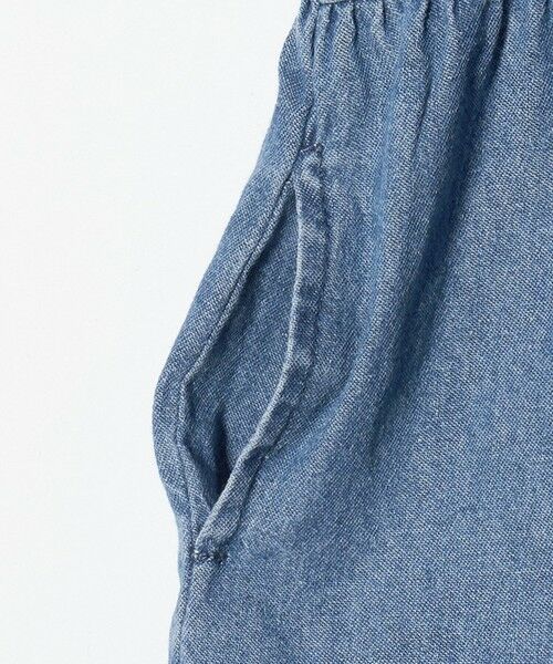 green label relaxing / グリーンレーベル リラクシング チュニック | デニム ティアード チュニック ワンピ / キッズ  100cm-160cm | 詳細22