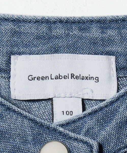 green label relaxing / グリーンレーベル リラクシング チュニック | デニム ティアード チュニック ワンピ / キッズ  100cm-160cm | 詳細24