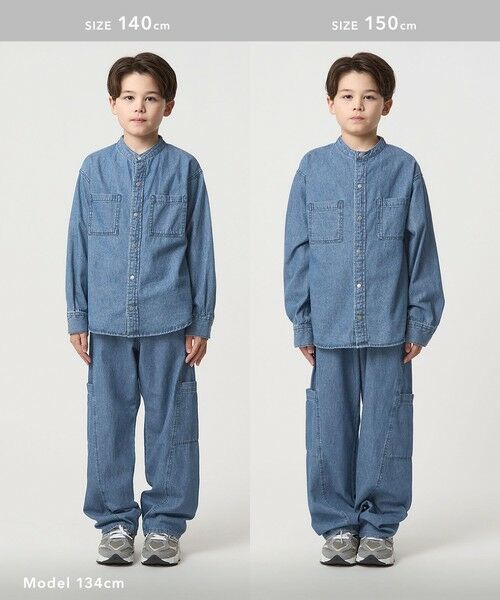 green label relaxing / グリーンレーベル リラクシング シャツ・ブラウス | デニムシャツ / キッズ 100cm-160cm | 詳細14