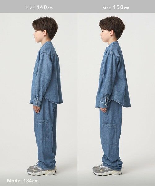 green label relaxing / グリーンレーベル リラクシング シャツ・ブラウス | デニムシャツ / キッズ 100cm-160cm | 詳細15