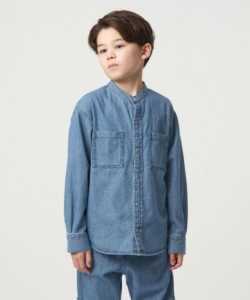 green label relaxing / グリーンレーベル リラクシング シャツ・ブラウス | デニムシャツ / キッズ 100cm-160cm | 詳細12
