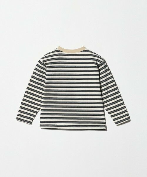 green label relaxing / グリーンレーベル リラクシング カットソー | マルチボーダー ロングスリーブ Tシャツ / キッズ 100cm-160cm | 詳細3