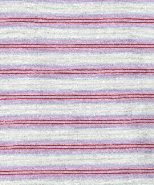 green label relaxing / グリーンレーベル リラクシング カットソー | マルチボーダー ロングスリーブ Tシャツ / キッズ 100cm-160cm | 詳細22