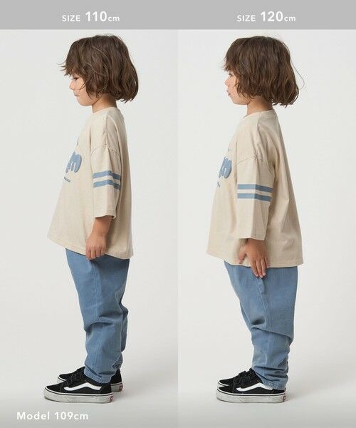 green label relaxing / グリーンレーベル リラクシング カットソー | テンジク ロゴプリント Tシャツ / キッズ  100cm-130cm | 詳細4