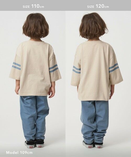 green label relaxing / グリーンレーベル リラクシング カットソー | テンジク ロゴプリント Tシャツ / キッズ  100cm-130cm | 詳細5