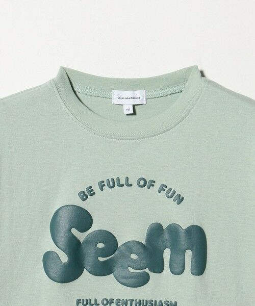 green label relaxing / グリーンレーベル リラクシング カットソー | テンジク ロゴプリント Tシャツ / キッズ  100cm-130cm | 詳細11