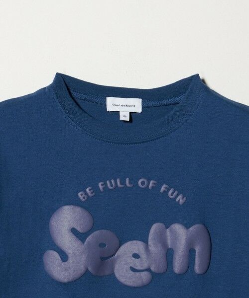 green label relaxing / グリーンレーベル リラクシング カットソー | テンジク ロゴプリント Tシャツ / キッズ  100cm-130cm | 詳細14