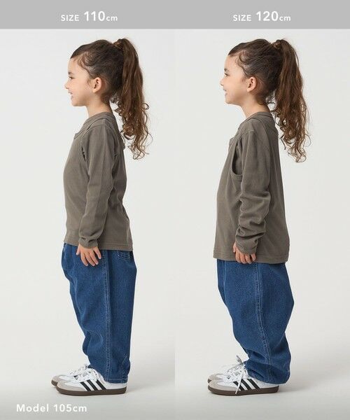 green label relaxing / グリーンレーベル リラクシング カットソー | シースルー ロンT＋タンク セット / キッズ  100cm-160cm | 詳細4