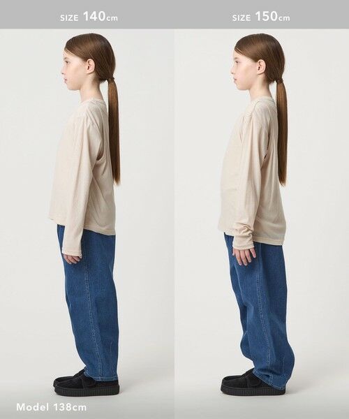 green label relaxing / グリーンレーベル リラクシング カットソー | シースルー ロンT＋タンク セット / キッズ  100cm-160cm | 詳細13