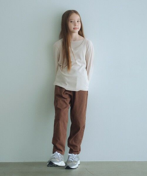 green label relaxing / グリーンレーベル リラクシング カットソー | シースルー ロンT＋タンク セット / キッズ  100cm-160cm | 詳細9