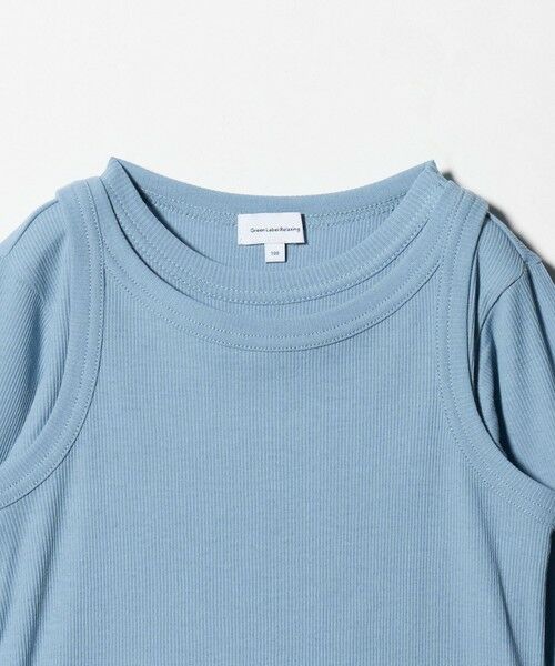 green label relaxing / グリーンレーベル リラクシング カットソー | シースルー ロンT＋タンク セット / キッズ  100cm-160cm | 詳細22