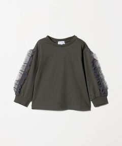 green label relaxing / グリーンレーベル リラクシング カットソー | 袖フリル ロンT / キッズ  100cm-160cm