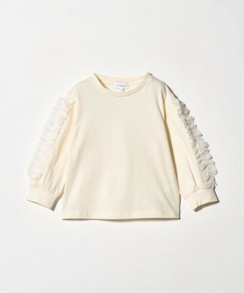 green label relaxing / グリーンレーベル リラクシング カットソー | 袖フリル ロンT / キッズ  100cm-160cm | 詳細7