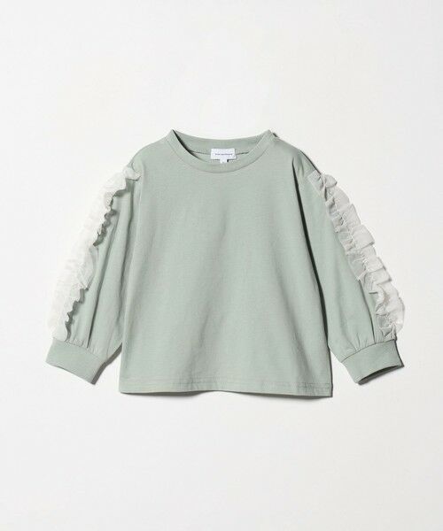 green label relaxing / グリーンレーベル リラクシング カットソー | 袖フリル ロンT / キッズ  100cm-160cm | 詳細20