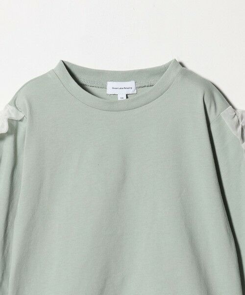green label relaxing / グリーンレーベル リラクシング カットソー | 袖フリル ロンT / キッズ  100cm-160cm | 詳細22