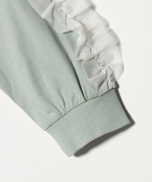 green label relaxing / グリーンレーベル リラクシング カットソー | 袖フリル ロンT / キッズ  100cm-160cm | 詳細23