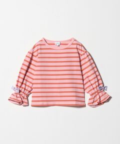 green label relaxing / グリーンレーベル リラクシング カットソー | ボーダー キャンディスリーブ Tシャツ / キッズ  100cm-160cm◎