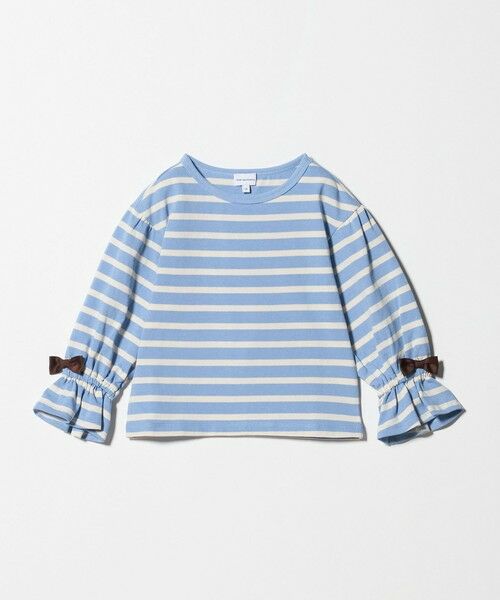 green label relaxing / グリーンレーベル リラクシング カットソー | ボーダー キャンディスリーブ Tシャツ / キッズ  100cm-160cm◎ | 詳細11