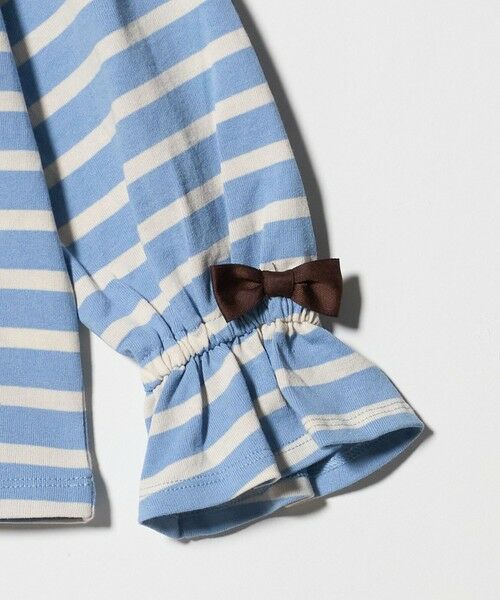 green label relaxing / グリーンレーベル リラクシング カットソー | ボーダー キャンディスリーブ Tシャツ / キッズ  100cm-160cm◎ | 詳細14