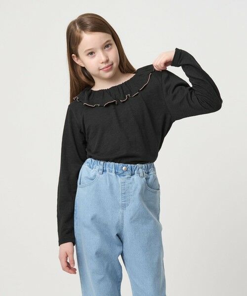 green label relaxing / グリーンレーベル リラクシング カットソー | エリ付きトップス / キッズ  100cm-160cm | 詳細2