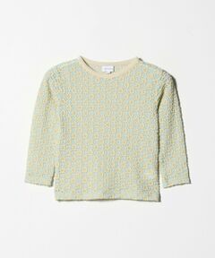 green label relaxing / グリーンレーベル リラクシング カットソー | 花柄 ジャガードトップス / キッズ  100cm-160cm