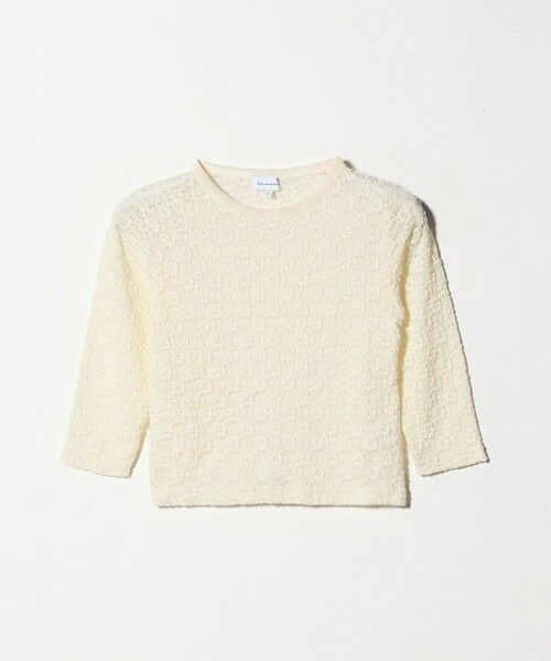 green label relaxing / グリーンレーベル リラクシング カットソー | 花柄 ジャガードトップス / キッズ 100cm-160cm | 詳細2