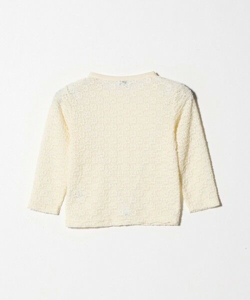 green label relaxing / グリーンレーベル リラクシング カットソー | 花柄 ジャガードトップス / キッズ 100cm-160cm | 詳細3