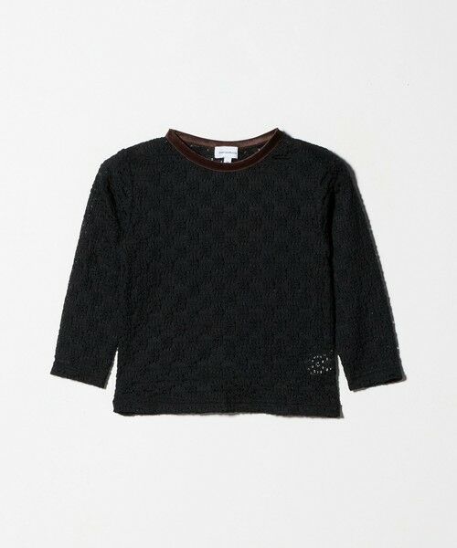 green label relaxing / グリーンレーベル リラクシング カットソー | 花柄 ジャガードトップス / キッズ 100cm-160cm | 詳細13