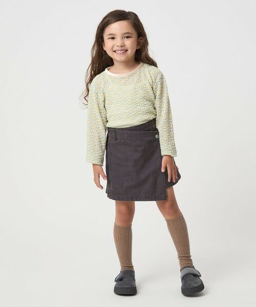 green label relaxing / グリーンレーベル リラクシング カットソー | 花柄 ジャガードトップス / キッズ 100cm-160cm | 詳細18