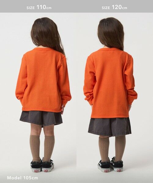 green label relaxing / グリーンレーベル リラクシング カットソー | ＜Champion＞ワッフル ロングスリーブTシャツ / キッズ  110cm-130cm | 詳細9