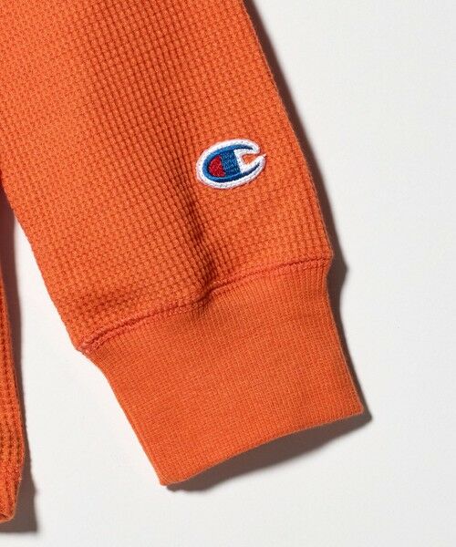 green label relaxing / グリーンレーベル リラクシング カットソー | ＜Champion＞ワッフル ロングスリーブTシャツ / キッズ  110cm-130cm | 詳細12