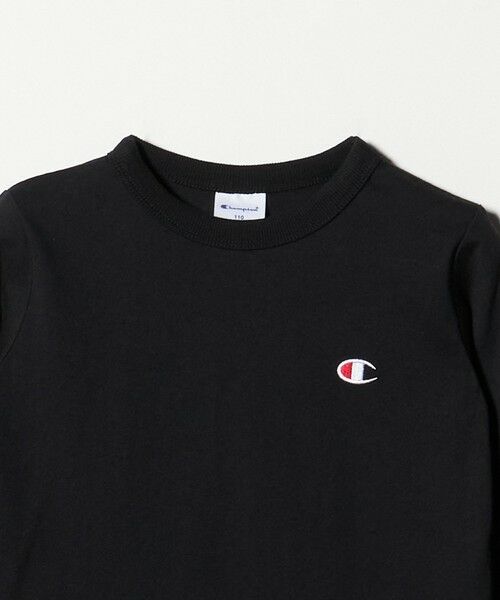 green label relaxing / グリーンレーベル リラクシング カットソー | ＜Champion＞ロングスリーブ Tシャツ / キッズ  110cm-130cm | 詳細2