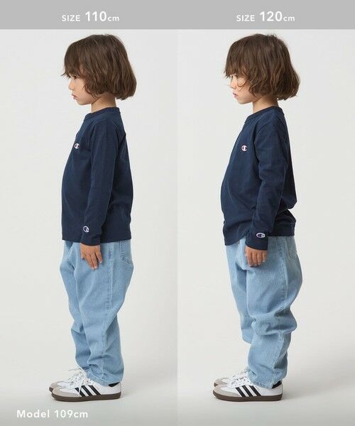 green label relaxing / グリーンレーベル リラクシング カットソー | ＜Champion＞ロングスリーブ Tシャツ / キッズ  110cm-130cm | 詳細12
