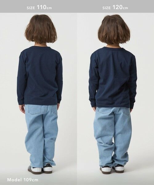 green label relaxing / グリーンレーベル リラクシング カットソー | ＜Champion＞ロングスリーブ Tシャツ / キッズ  110cm-130cm | 詳細13