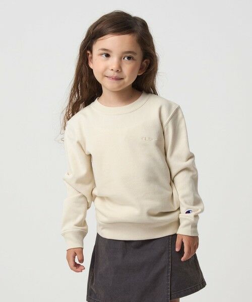 green label relaxing / グリーンレーベル リラクシング スウェット | ＜Champion＞クルーネック スウェット / トレーナー / キッズ  110cm-130cm | 詳細1