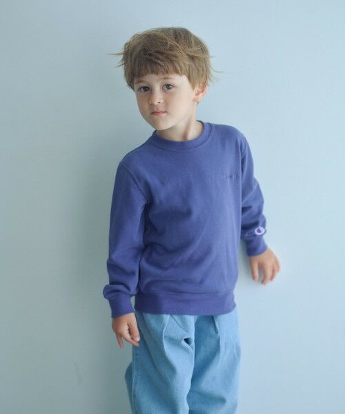 green label relaxing/グリーンレーベル リラクシング <Champion>クルーネック スウェット / トレーナー / キッズ 110cm-130cm NAVY 130cm