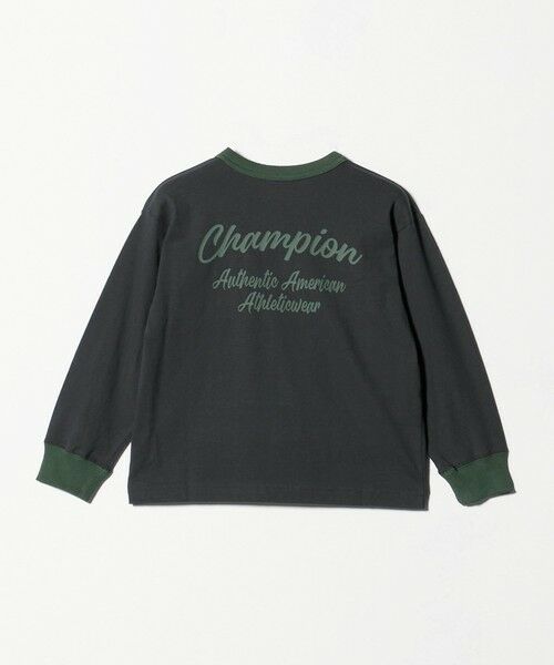green label relaxing / グリーンレーベル リラクシング カットソー | ＜Champion＞ロングスリーブ Tシャツ  / キッズ  110cm-130cm | 詳細6