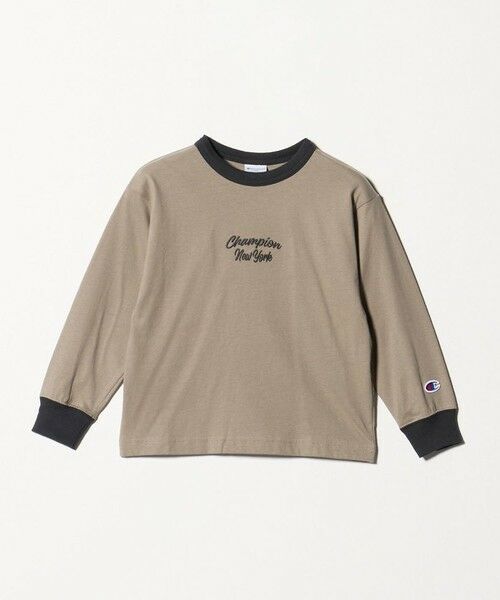 green label relaxing / グリーンレーベル リラクシング カットソー | ＜Champion＞ロングスリーブ Tシャツ  / キッズ  110cm-130cm | 詳細11