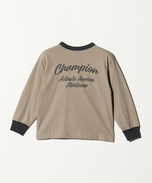 green label relaxing / グリーンレーベル リラクシング カットソー | ＜Champion＞ロングスリーブ Tシャツ  / キッズ  110cm-130cm | 詳細12