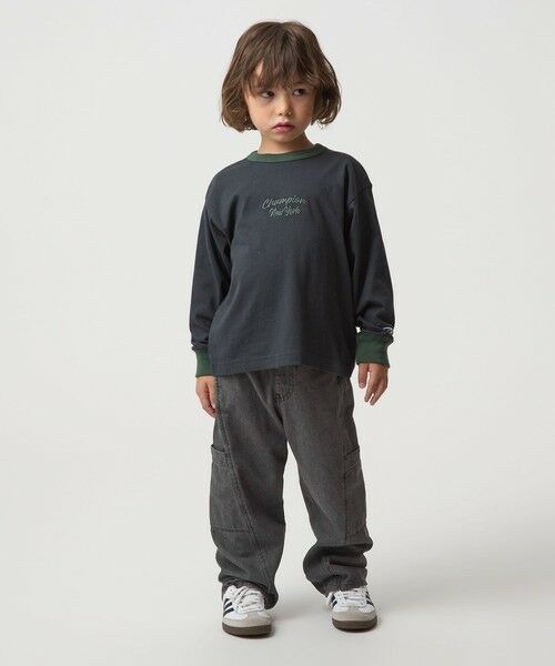 green label relaxing / グリーンレーベル リラクシング デニムパンツ | デニム カーゴパンツ / キッズ  100cm-160cm | 詳細4