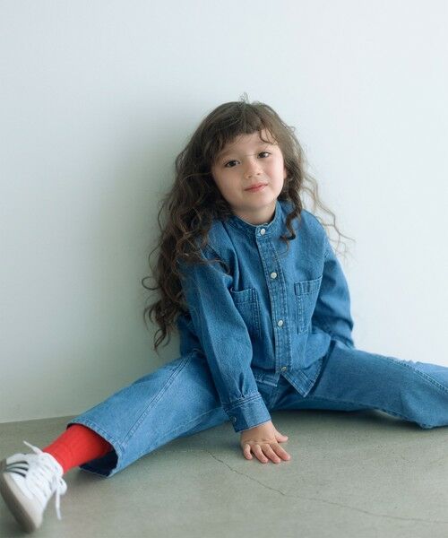 green label relaxing / グリーンレーベル リラクシング デニムパンツ | デニム カーゴパンツ / キッズ  100cm-160cm | 詳細13