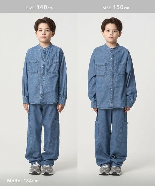 green label relaxing / グリーンレーベル リラクシング デニムパンツ | デニム カーゴパンツ / キッズ  100cm-160cm | 詳細18