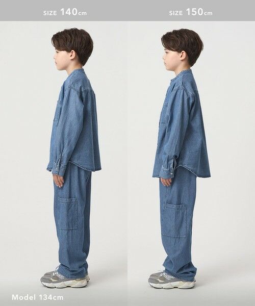 green label relaxing / グリーンレーベル リラクシング デニムパンツ | デニム カーゴパンツ / キッズ  100cm-160cm | 詳細19