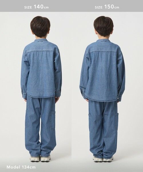 green label relaxing / グリーンレーベル リラクシング デニムパンツ | デニム カーゴパンツ / キッズ  100cm-160cm | 詳細20