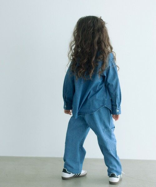 green label relaxing / グリーンレーベル リラクシング デニムパンツ | デニム カーゴパンツ / キッズ  100cm-160cm | 詳細15
