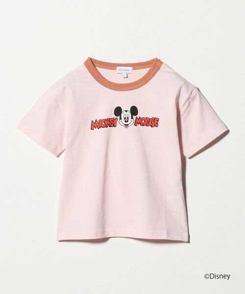 green label relaxing/グリーンレーベル リラクシング 【別注】Tシャツ / ミッキーマウス / Disney / キッズ 110cm-130cm LT. PINK 110cm green label relaxing/グリーンレーベル リラクシング 【別注】Tシャツ / ミッキーマウス / Disney / キッズ 110cm-130cm LT. PINK 110cm