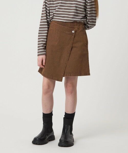 green label relaxing / グリーンレーベル リラクシング ショート・ハーフ・半端丈パンツ | ツイルラップ キュロットパンツ / キッズ  100cm-160cm | 詳細12