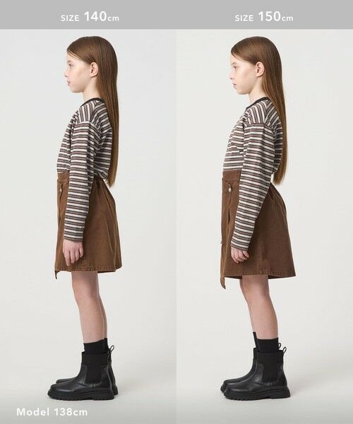 green label relaxing / グリーンレーベル リラクシング ショート・ハーフ・半端丈パンツ | ツイルラップ キュロットパンツ / キッズ  100cm-160cm | 詳細15